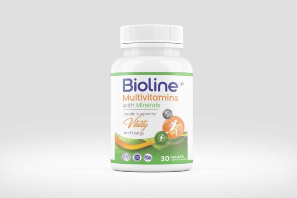multivitamin mineral supplements vitality energy bottle image