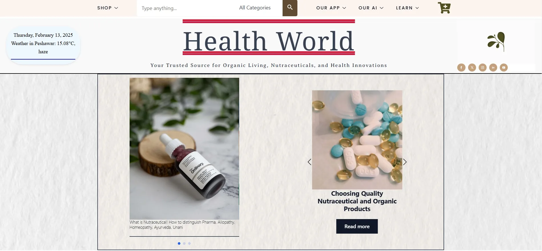 Image of VNutras Health Magazine