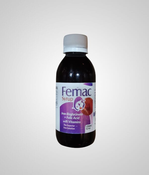 Femac bottle Iron Bisglycinate Folic Acid