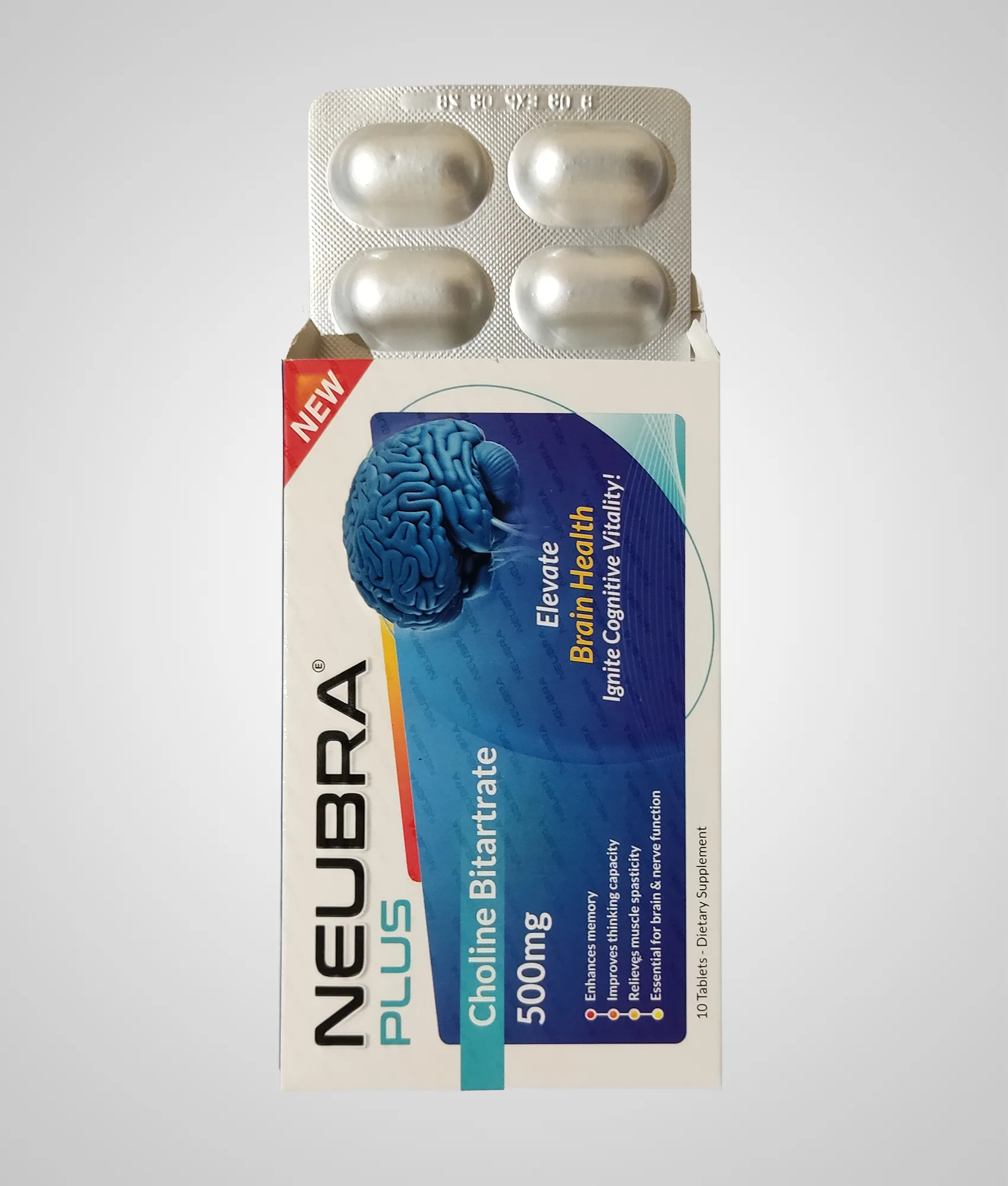 Neubra Choline Bitartrate open pack